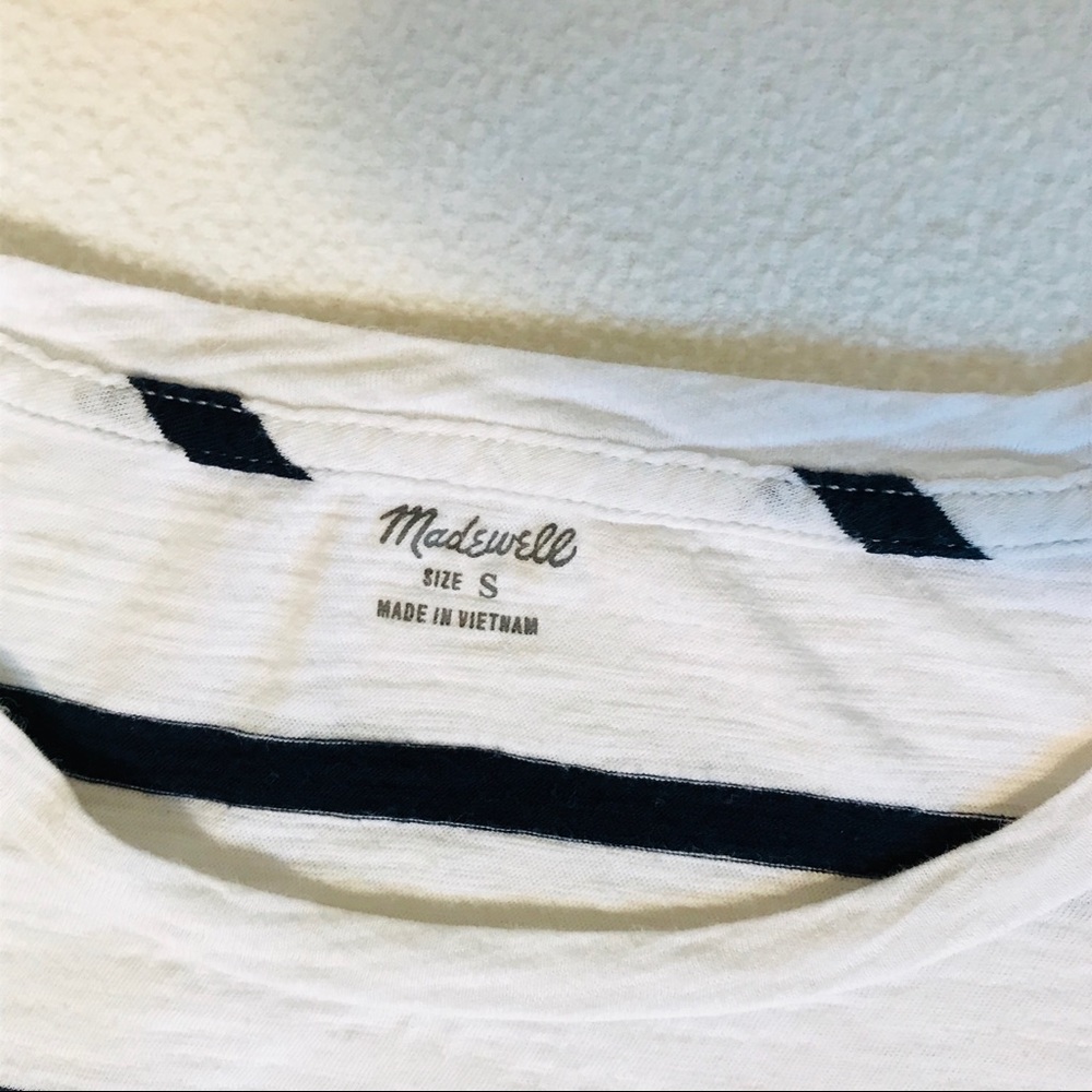 MADEWELL CASUAL STRIPED TOP - Picture 4 of 7